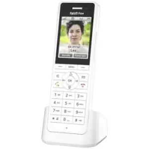Image of AVM FRITZ!Fon X6 DECT handset Headset connection, Answerphone, Baby monitor, Hands-free, Built-in web server, Weather forecast In-plane switching Whit