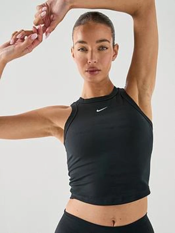 Image of Womens tank top Nike One Fitted Noir Female XS
