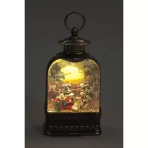 image of LED Water Lantern with Nativity Scene