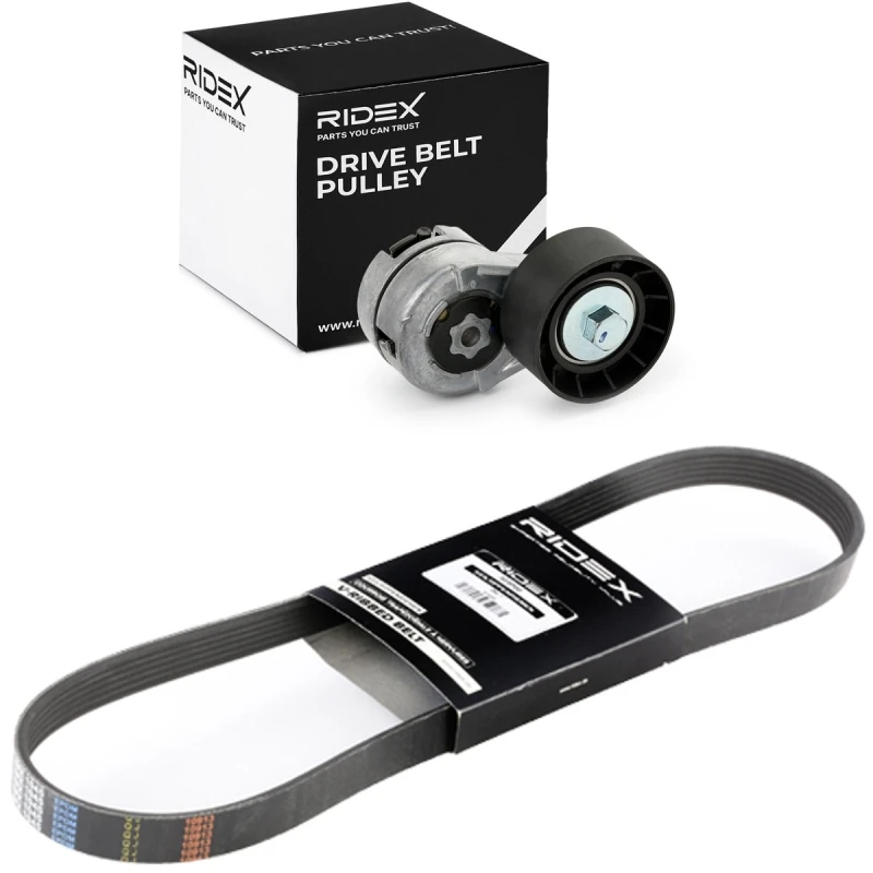 Image of RIDEX 542R0508 V-ribbed belt set V-Ribbed Belt Set (542)