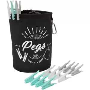 JVL Large Peg Bag with 192 Large Ultra Strong Pegs