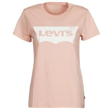 image of Levis THE PERFECT TEE womens T shirt in Pink - Sizes S,M,L,XS,XXS