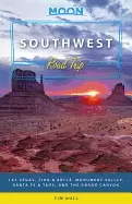 Image of moon southwest road trip las vegas zion and bryce monument valley santa fe