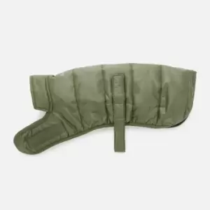 Image of Barbour Baffle Quilted Dog Coat - Olive - L