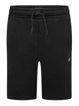 Image of Lyle & Scott Boys Classic Jog Shorts - Black, Size 5-6 Years
