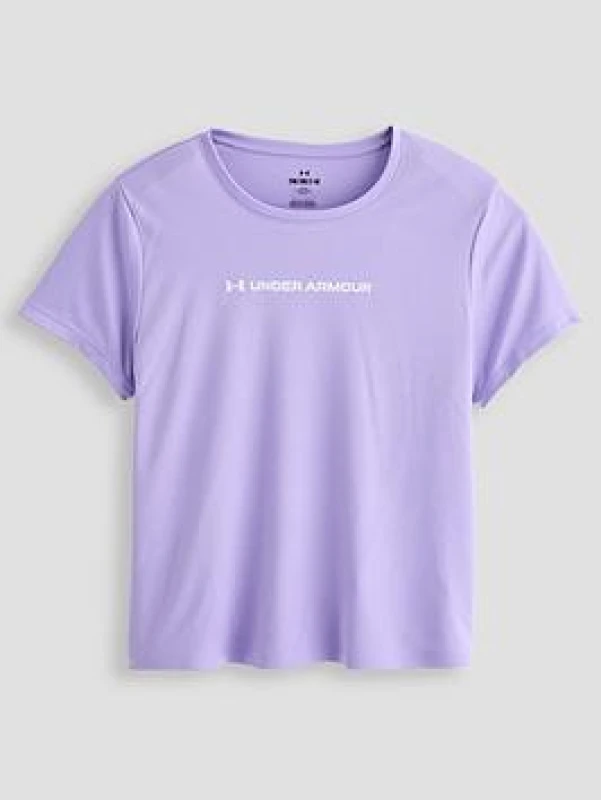 Image of Girl's T-Shirt Under Armour Tech Wordmark Blanc Female 12/14 ans