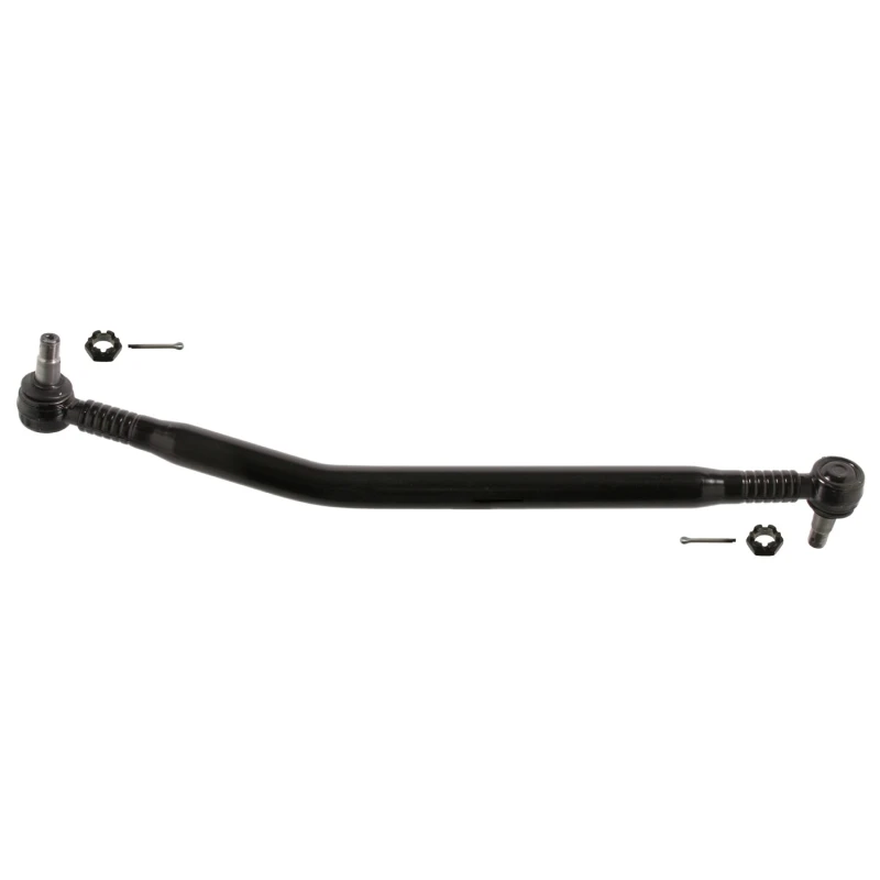 Image of FEBI BILSTEIN 39695 Centre Rod Assembly Front Axle, with crown nut Centre Rod Assembly (285)