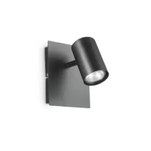 Spot 1 Light Wall Light Black