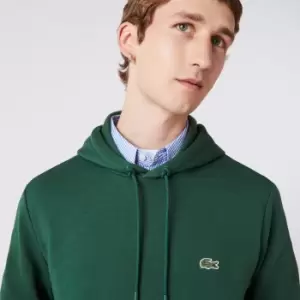 Mens Lacoste Organic Cotton Hooded Sweatshirt Size 10 - 5XL Green