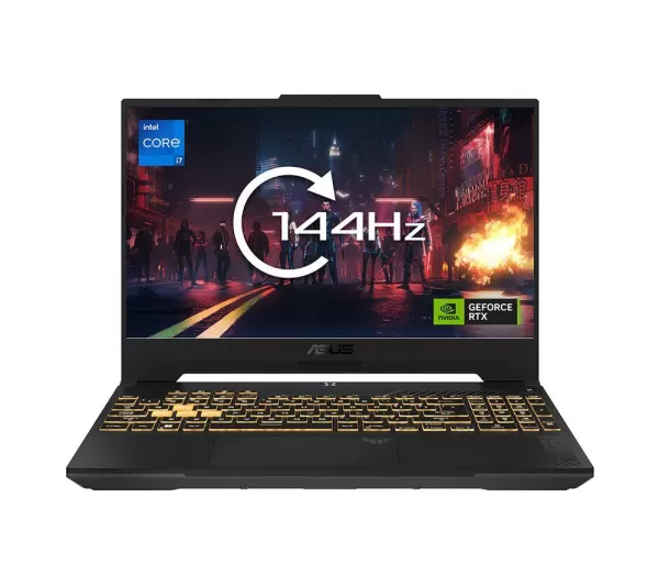 Image of ASUS TUF Gaming F15 15.6" Gaming Laptop - Intel Core i7, RTX 4060, 512GB SSD, Silver/Grey,Black