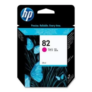Image of HP 82 Magenta Ink Cartridge 28ml