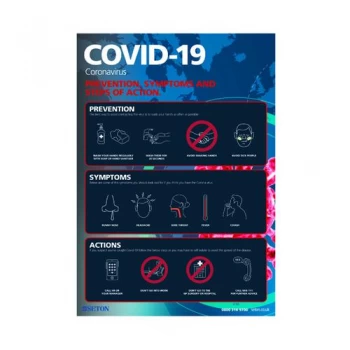 Image of Covid-19 Prevention Symptoms SA Vinyl A3 FA063A3SAV