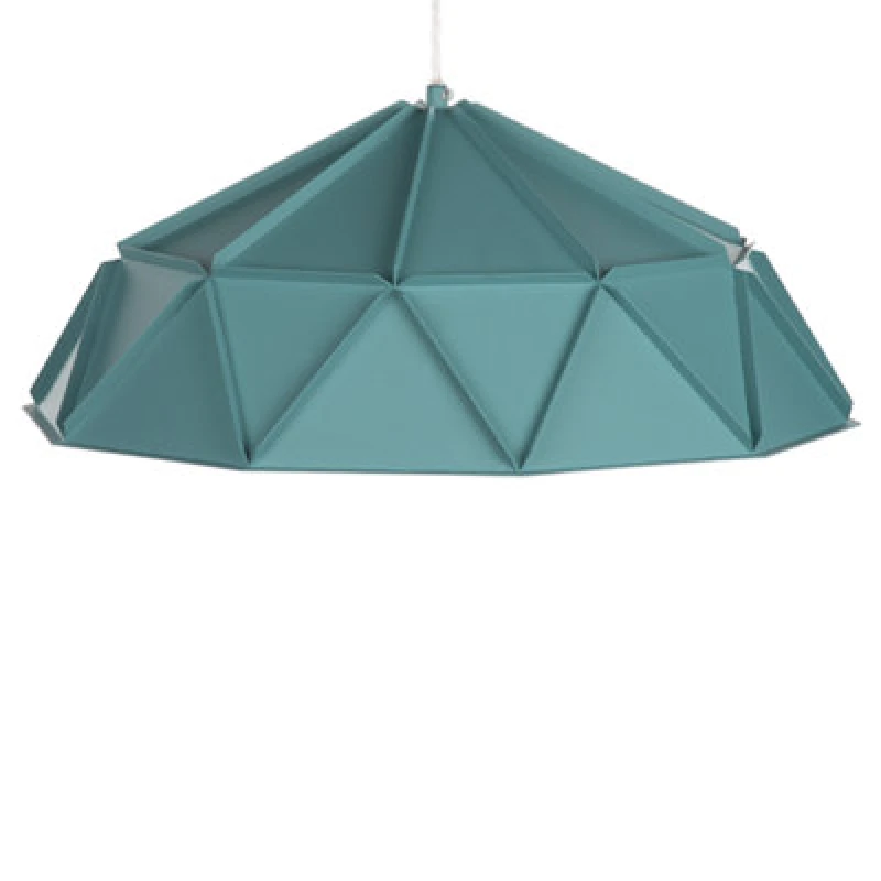 Image of Beliani Pendant Lamp Senia Metal Turquoise