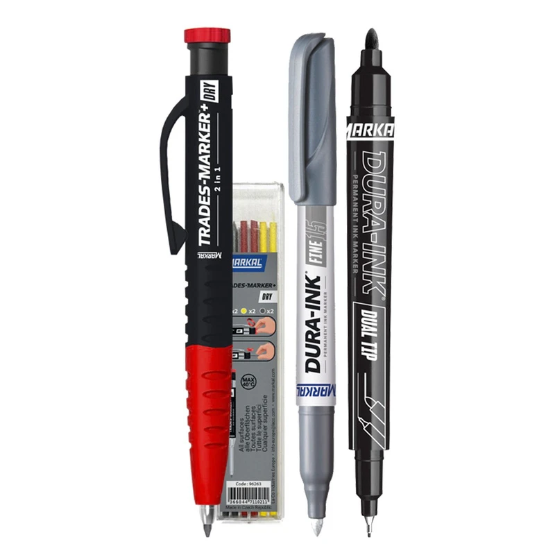 Image of Markal Trades Marker Dry 2-in-1 Electricians Pack MRK-22272