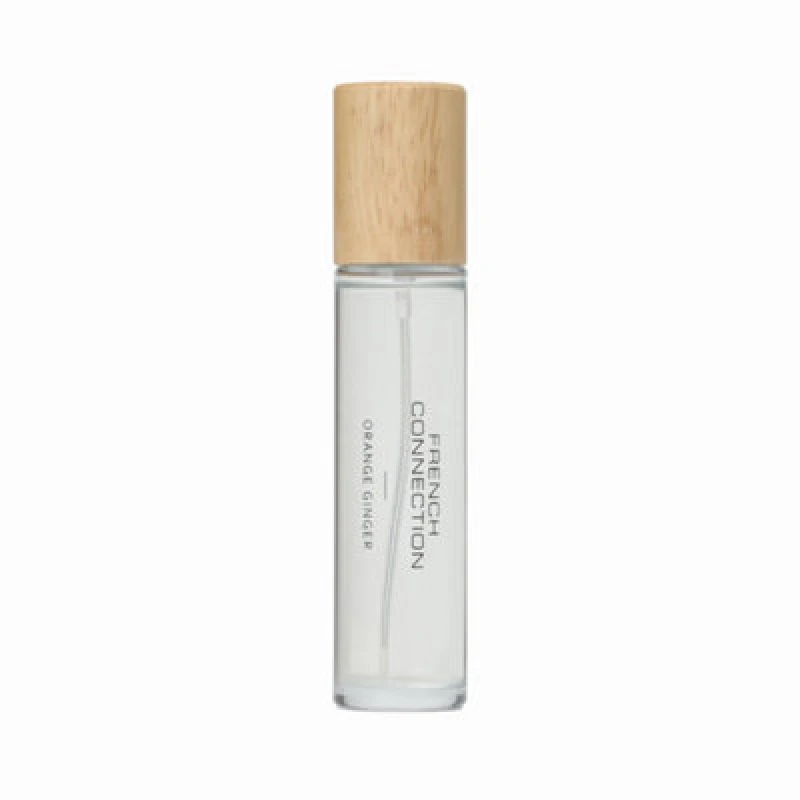 Image of French Connection Natural Wooden Surround Orange & Ginger Room Spray 100Ml
