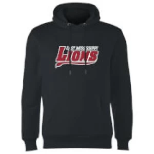 Image of East Mississippi Community College Lions Script Logo Hoodie - Black - XXL