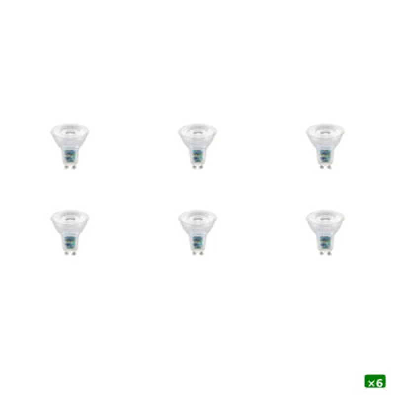 Image of Sylvania Refled Platinum Rt LED Gu10 Spotlight Bulb 350 Lumens Dimmable Clear - Pack Of 6