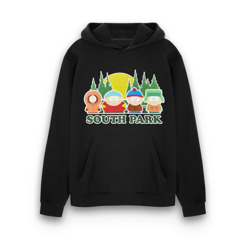 Image of South Park South Park Men Hoodie in Black Size: Small Black S Male 5063203035700