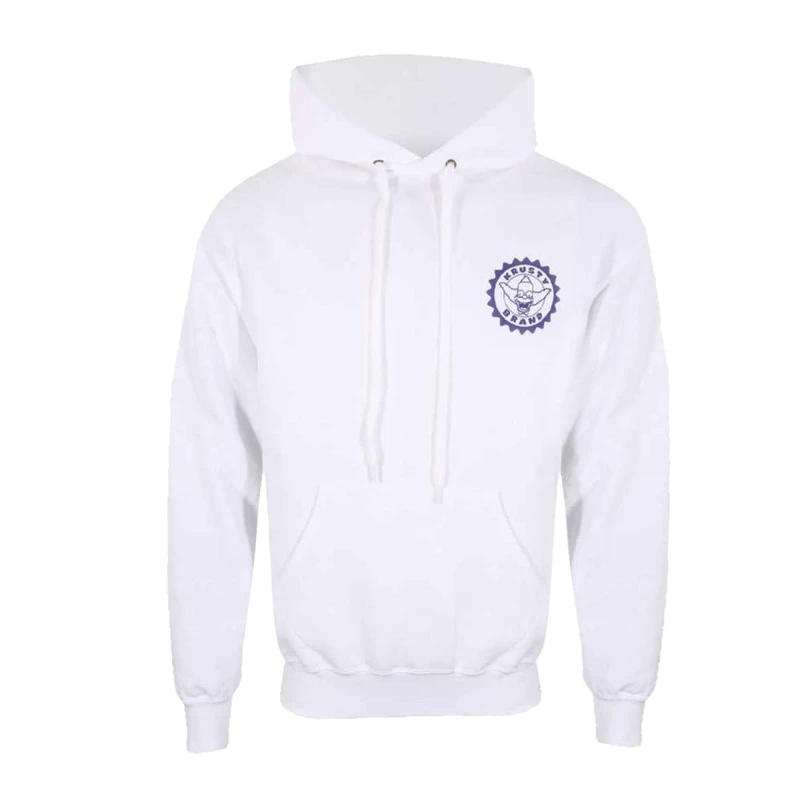 Image of The Simpsons The Simpsons Men KrustyOs Hoodie in White Size: large White L Male 5063300283806