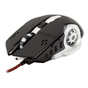 image of White Shark Gaming Gm-1801 Leonidas 3200Dpi Gaming Mouse (Black/White)