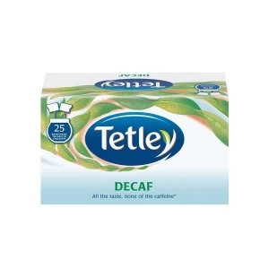 image of Tetley Decaffeinated Drawstring Tea bags in Envelope Pack of 25