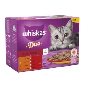 image of Whiskas Duo Meaty Combo in Jelly Cat Food 12 x 85g