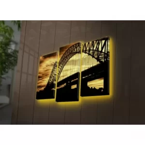 Image of 3PATDACT-16 Multicolor Decorative LED Lighted Canvas Painting (3 Pieces)