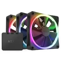 Image of NZXT x3 F120 RGB 120mm Fan & RGB Lighting Controller Pack Black
