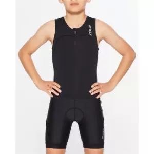 image of 2XU Active Youth Tri Singlet - Black