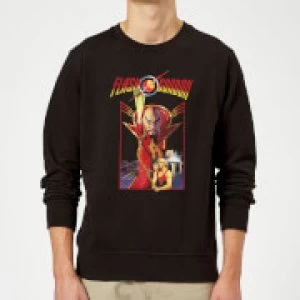 image of Flash Gordon Retro Movie Sweatshirt - Black - 5XL