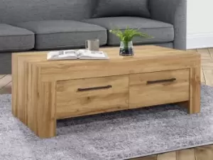 Image of Birlea Compton Oak 4 Drawer Coffee Table