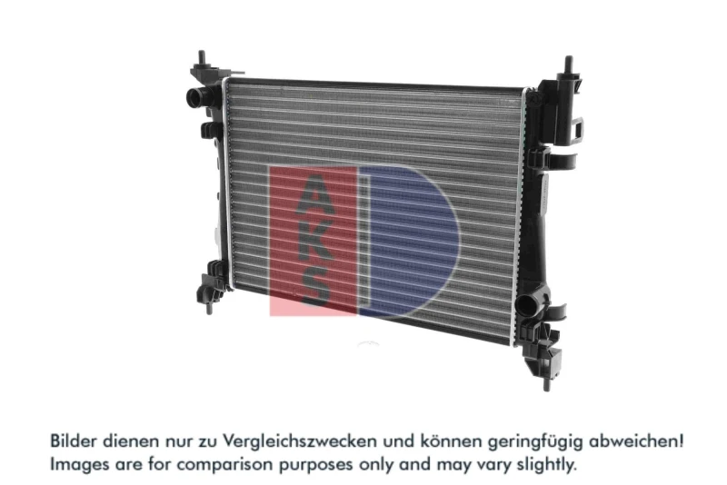 Image of AKS DASIS 080087N Engine radiator Mechanically jointed cooling fins Radiator,engine cooling (470)