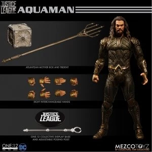 image of Aquaman Justice League Mezco One12 Collective Action Figure