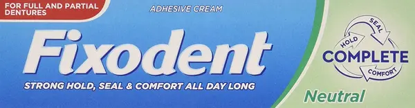 image of Fixodent Neutral Denture Adhesive Cream Toothpaste 40ml