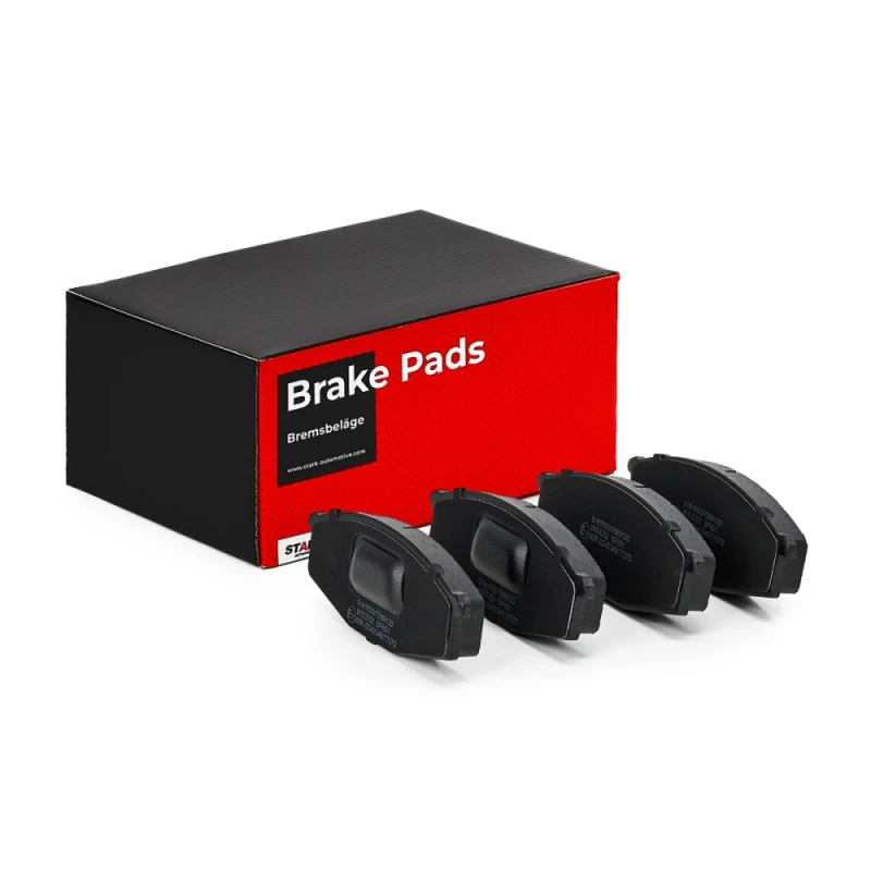 Image of STARK SKBP-0010453 Brake pad set Front Axle, excl. wear warning contact, Axle Vers.: Front Brake Pad Set,disc brake (402)