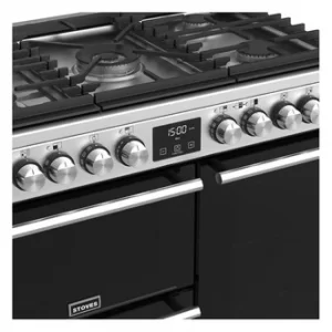 image of Stoves 444410744 Precision DX S900DF 90cm Dual Fuel Range Stainless Steel