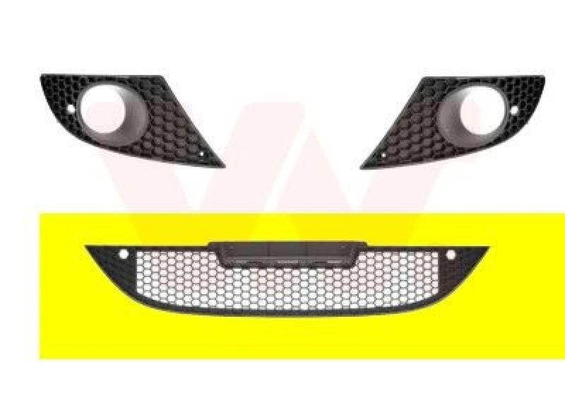 Image of VAN WEZEL Bumper grill VAN WEZEL 4939590