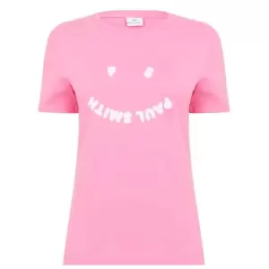 Image of Paul Smith Happy T Shirt - Pink