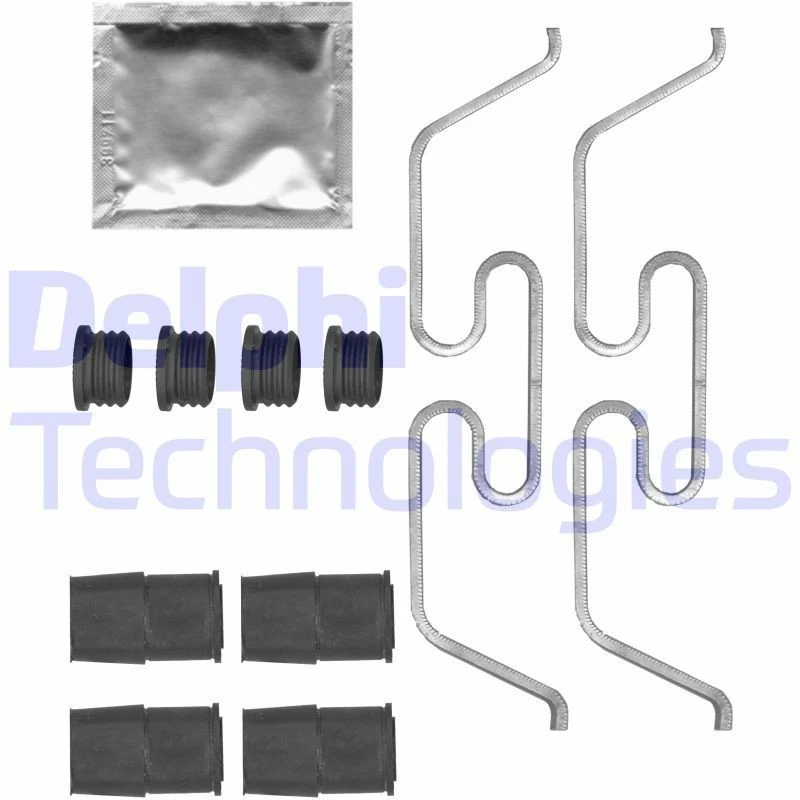 Image of DELPHI Brake pad fitting kit DELPHI LX0719