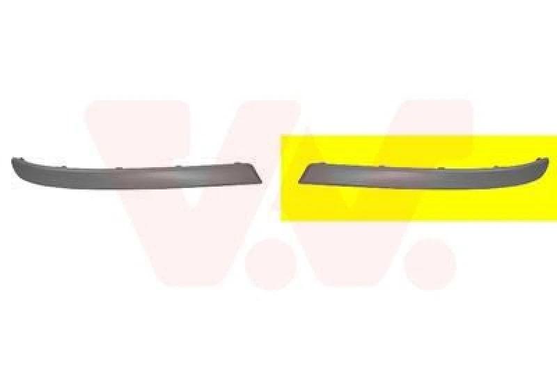 Image of VAN WEZEL Bumper moulding VAN WEZEL 3779581