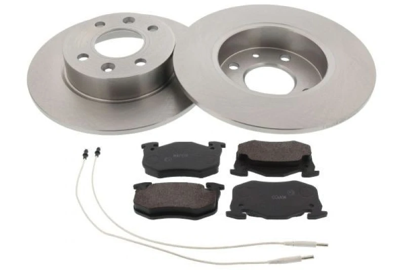 Image of MAPCO 47157 Brake disc and pads set Front Axle, Brake Disc Type: solid Brake Set,disc brakes (3405)