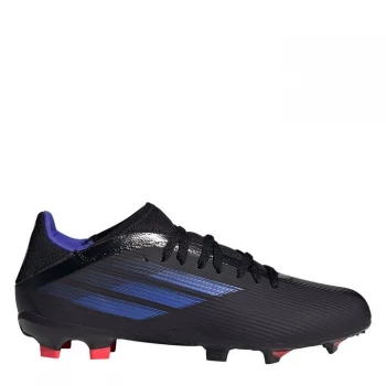 Image of adidas X .3 Childrens FG Football Boots - Black/SonicInk