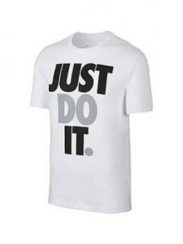 Image of Nike Sportwear Just Do It T-Shirt - White
