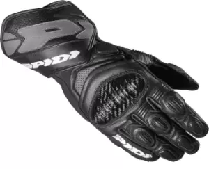 Image of Spidi Carbo 7 Motorcycle Gloves, black, Size 2XL, black, Size 2XL