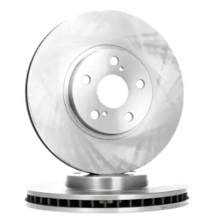 Image of RIDEX Brake disc 82B0675 Brake rotor,Brake discs TOYOTA,AVENSIS Kombi (T25),Avensis Kombi (_T22_),CELICA (ST20_, AT20_),AVENSIS (_T22_)