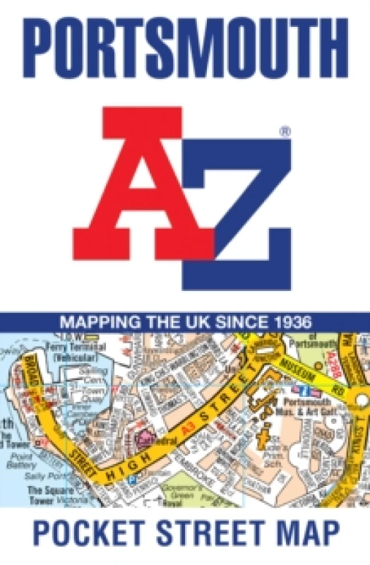 Image of Portsmouth A-Z Pocket Street Map Sheet map, folded