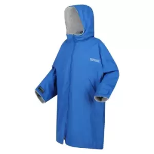 image of Regatta Junior Waterproof Robe - OxfBl(LtSte)