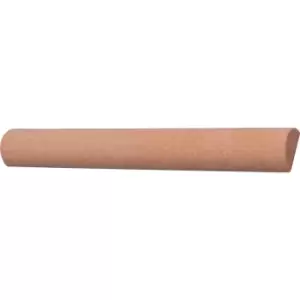 Image of 100X13MM Half Round Sharpening Abrasive Stone - Aluminium Oxide - Coarse