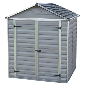 Image of Palram SkyLight Shed 6 x 5 - Dark Grey