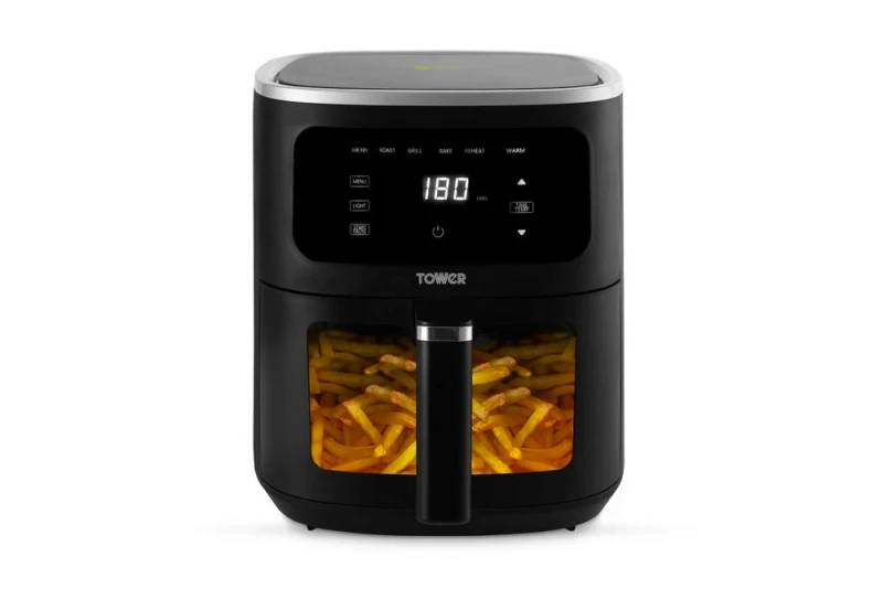 Image of Tower Vortx 4L Vizion Air Fryer Digital Black Unisex